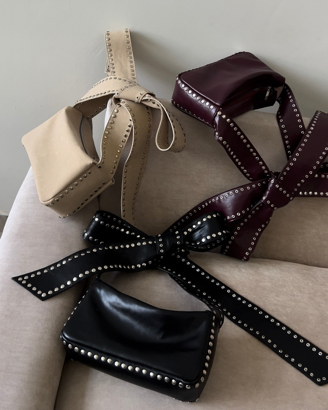 Bow Bag Beige