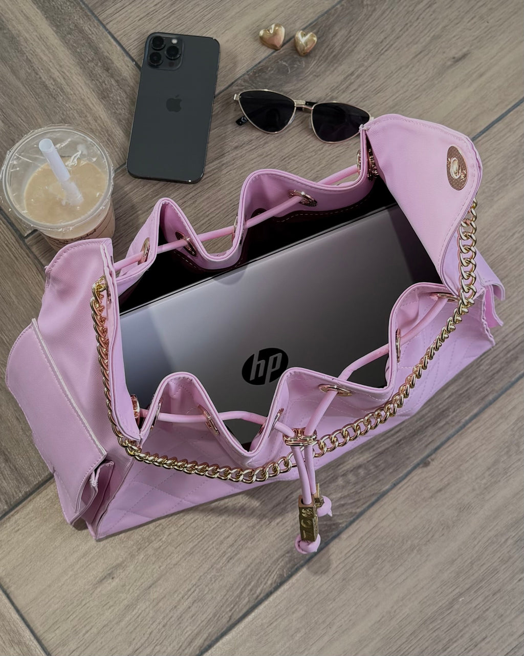 Ceres Bag LARGE- Barely Pink
