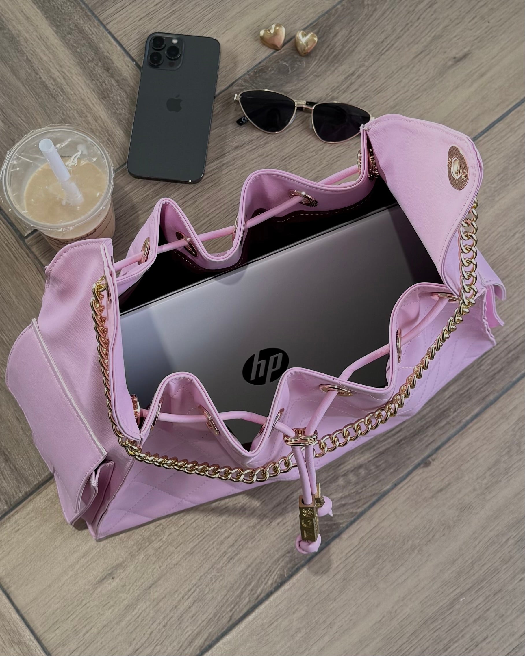 Ceres Bag LARGE- Barely Pink