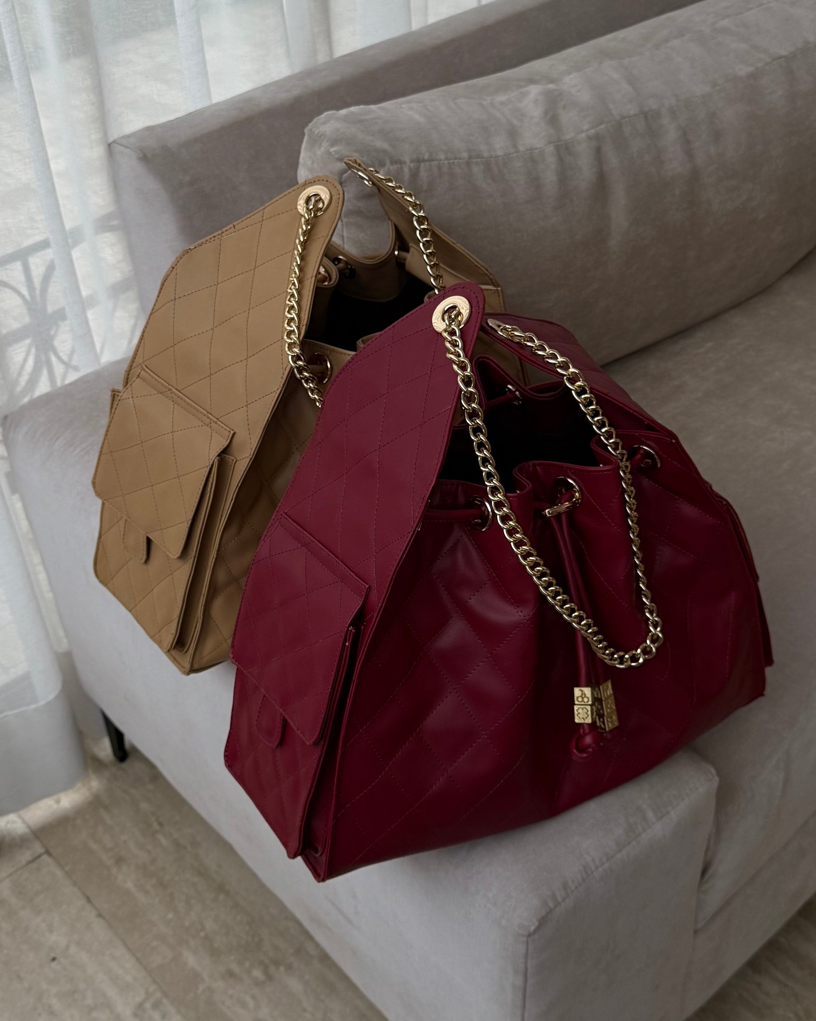 Ceres Bag LARGE- Deep Red