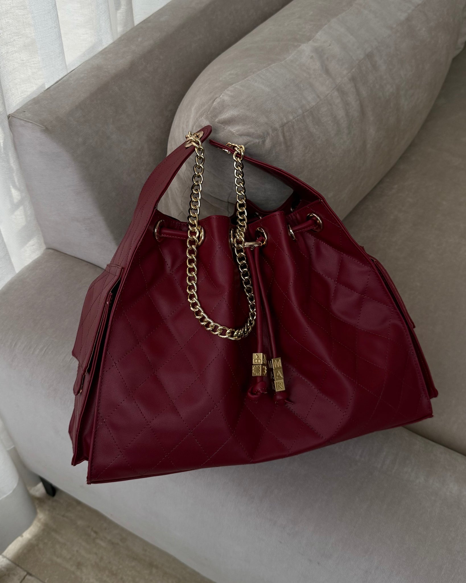 Ceres Bag LARGE- Deep Red