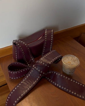 Bow Bag Burgundy