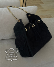 Cargar imagen en el visor de la galería, Ceres Large GAMUZA Negro
