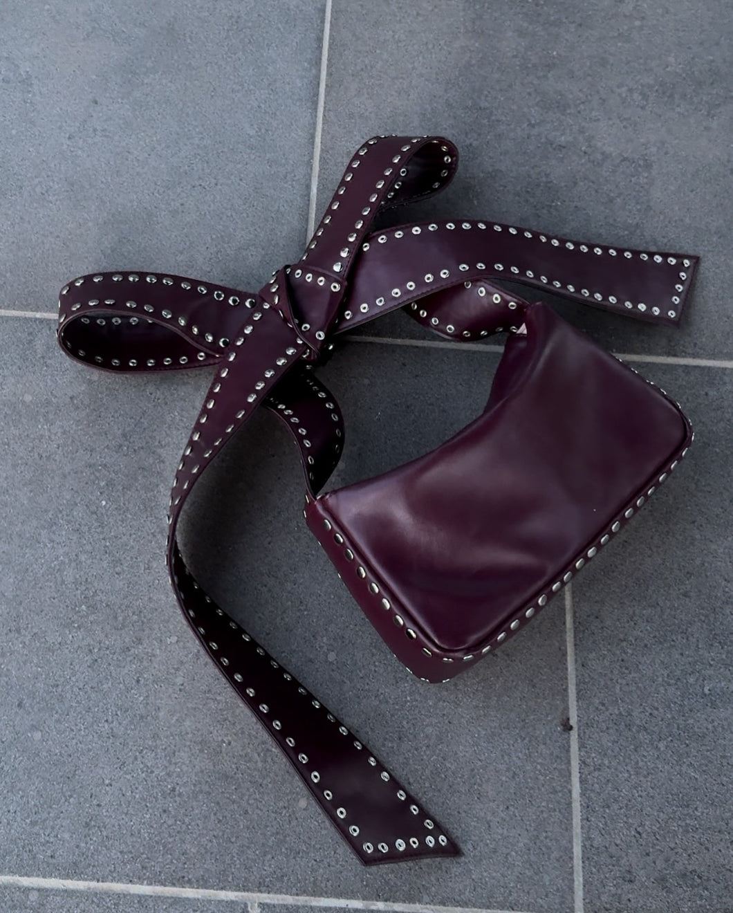 Bow Bag Burgundy
