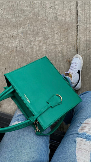 Midi Tote - Verde Esmeralda