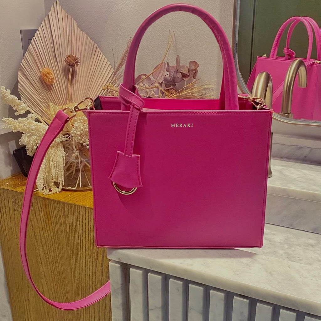 Midi Tote - Hot Pink