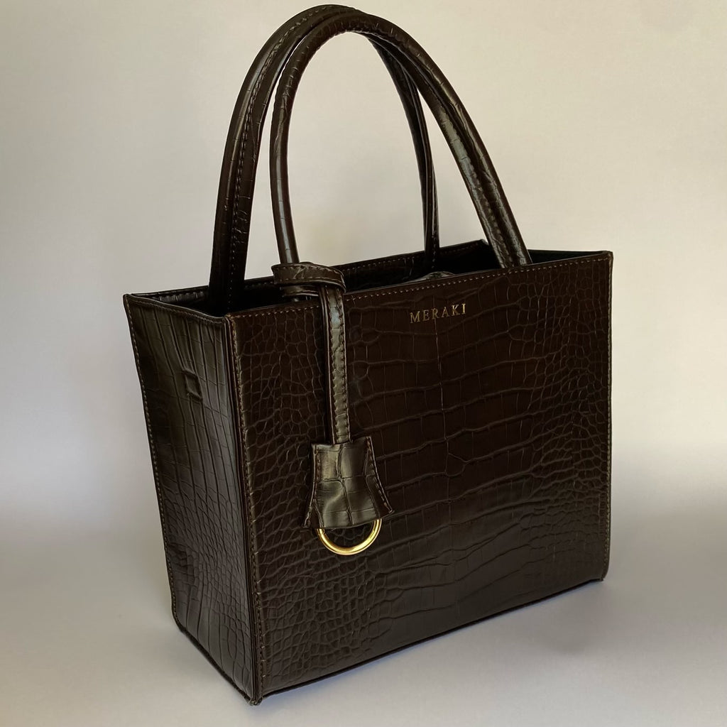 Midi Tote - Chocolate