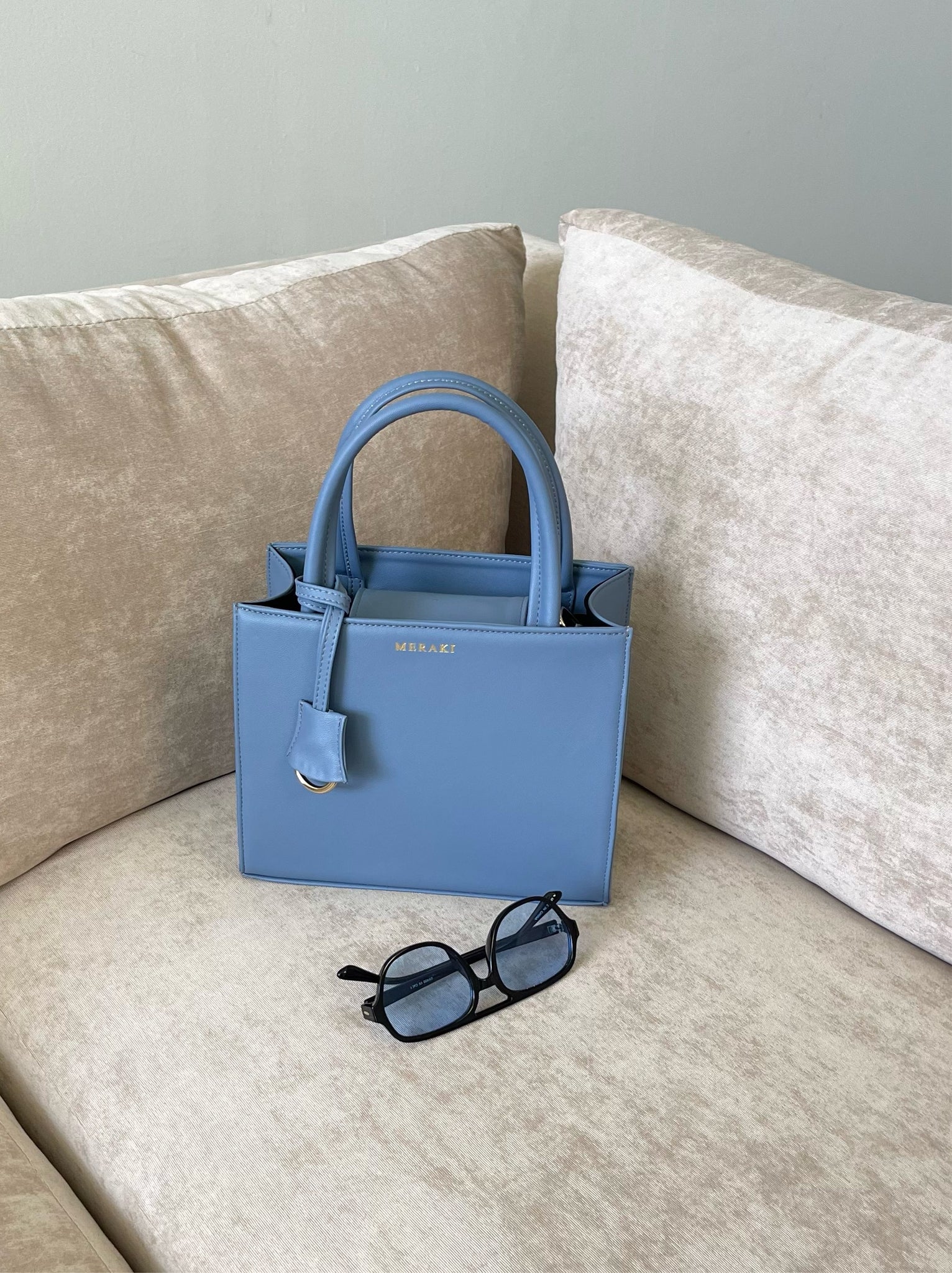 Midi Tote - Azul Med