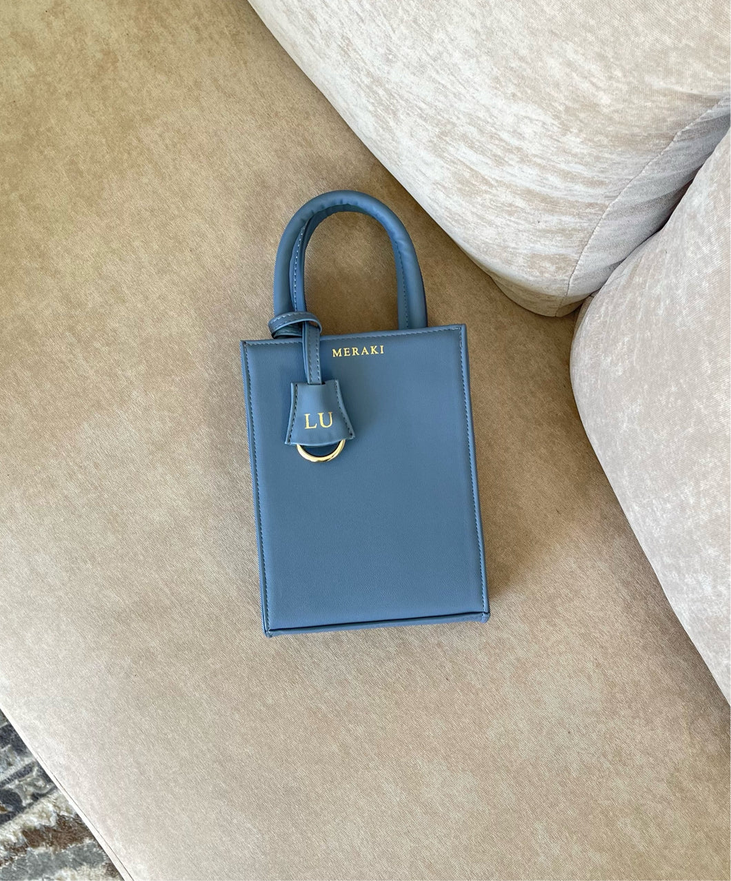 Petite Tote - Azul Med