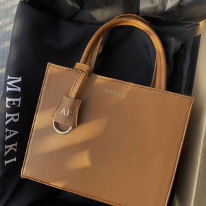 Midi Tote - Camel